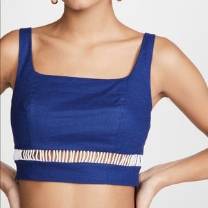 Staud mantis top in blue